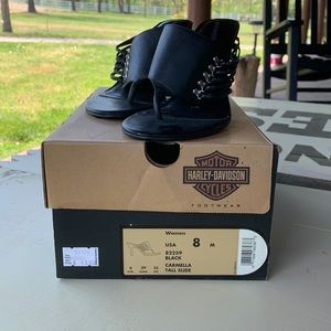 Harley-Davidson shoes slides 8m with 4in. Heel